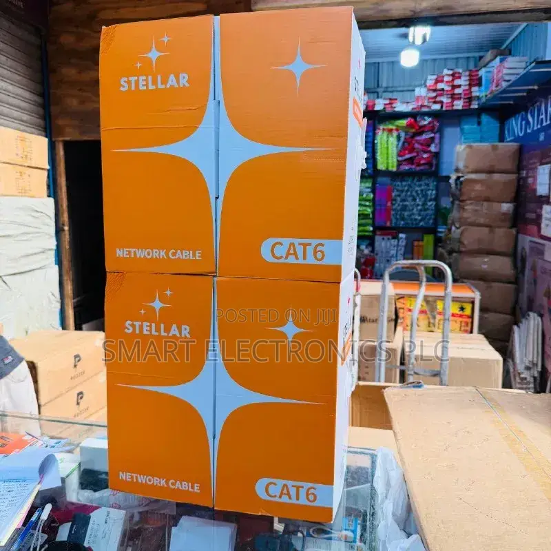 Stellar Cat6 Utp Network Cable Reel, Often Utilized for High-Speed
