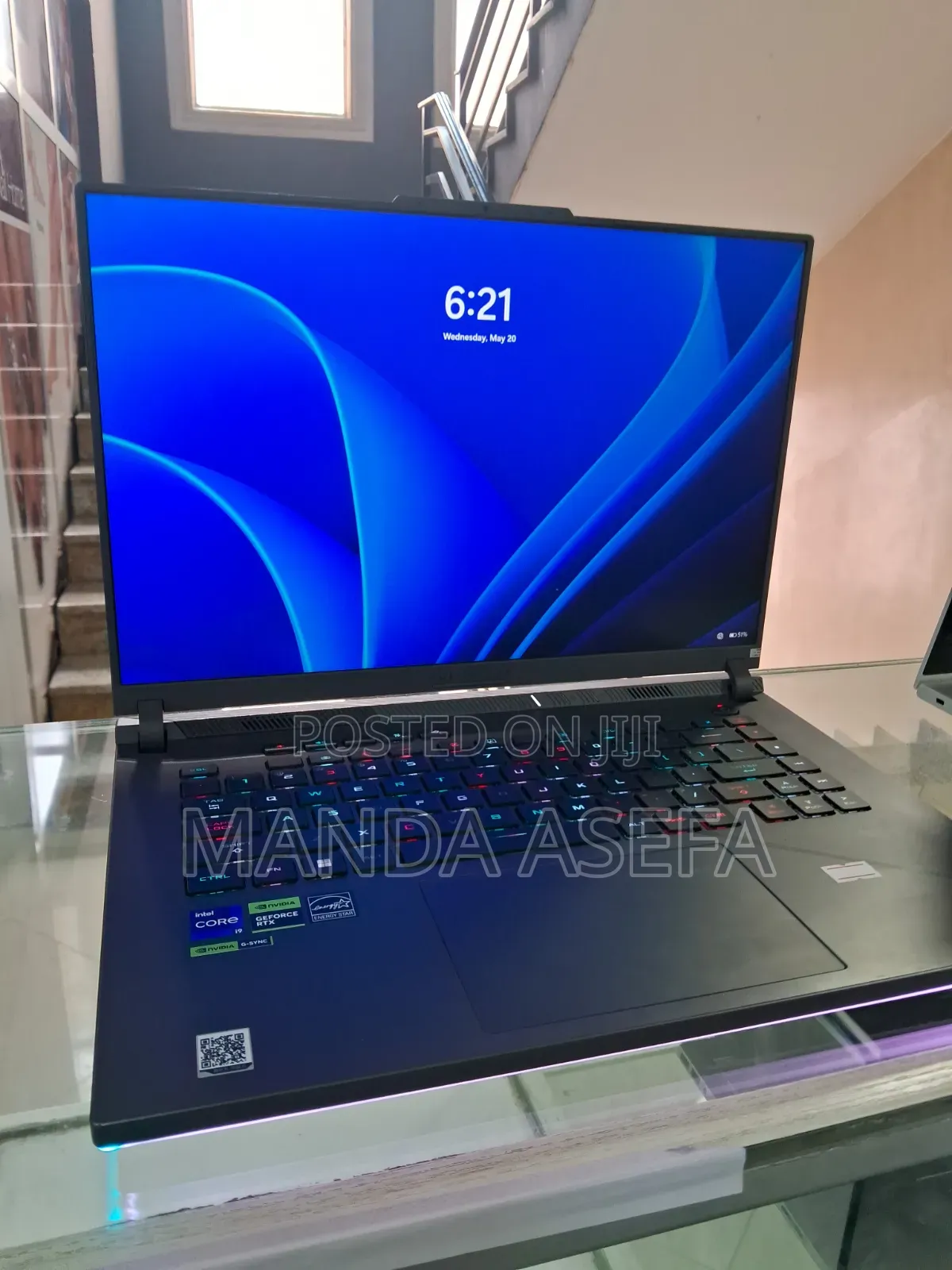 New Laptop Asus ROG Strix G16 G614 16GB Intel Core i9 SSD 1T