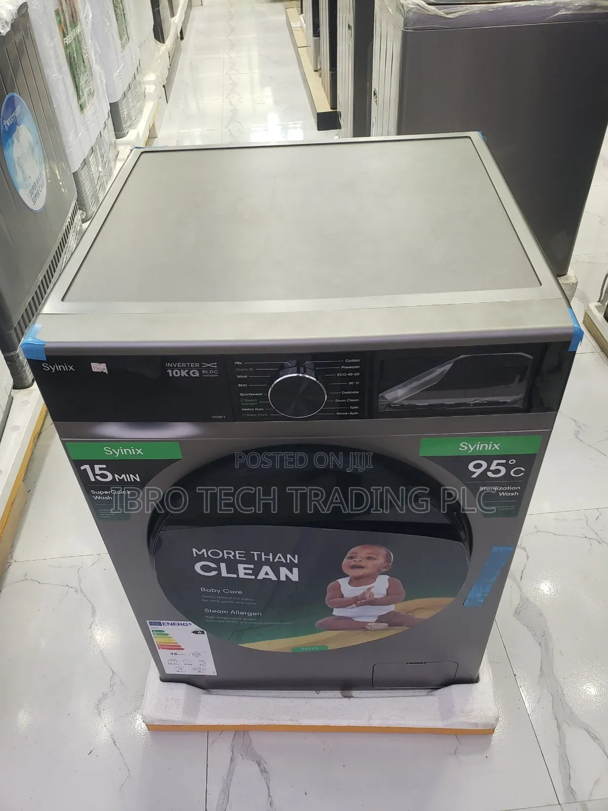 Syinix 10kg Full Washing Machine