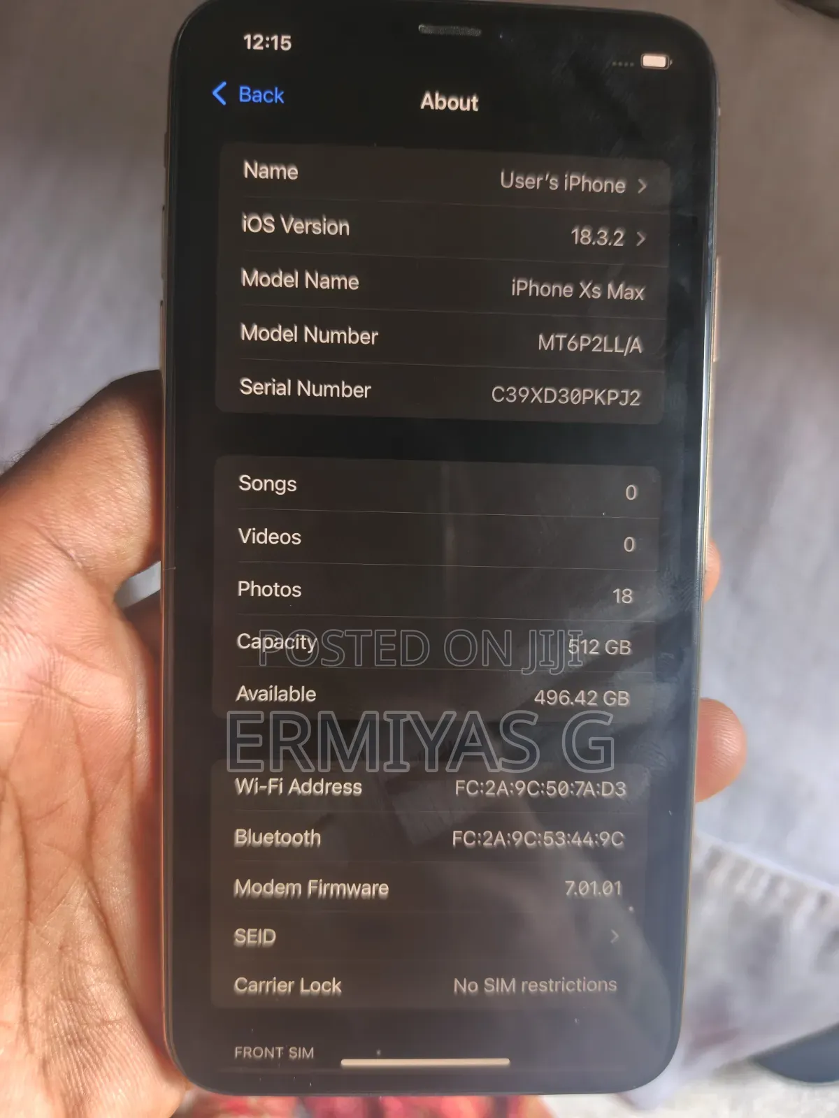 Apple iPhone XS Max 512 GB Gold