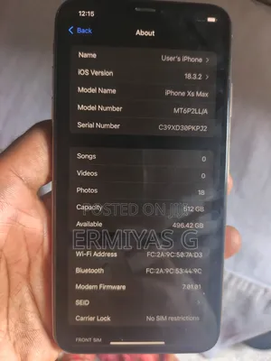 Apple iPhone XS Max 512 GB Gold