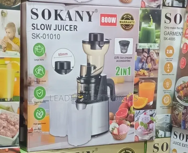 Sokany Slow Juicer 800w 2-in-1