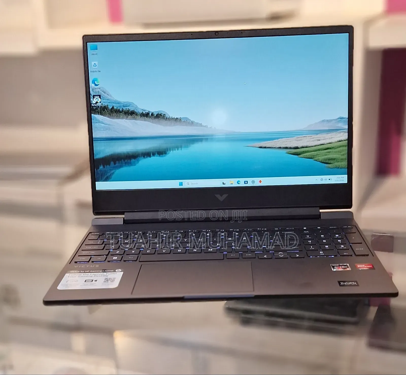 New Laptop HP Victus 15 16GB AMD Ryzen 5 SSD 512GB