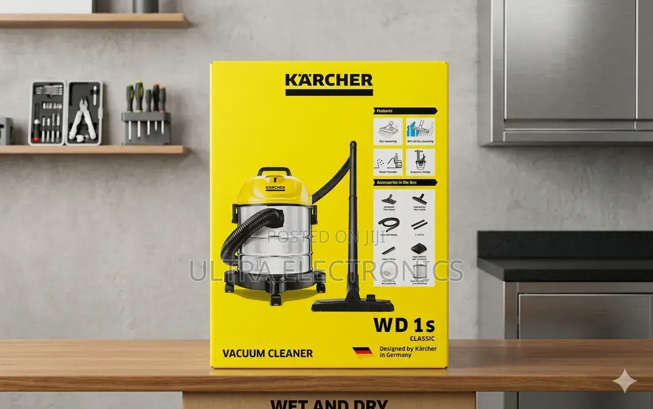 Kärcher Wd 1s Classic Wet and Dry Vacuum Cleaner With 1500-Watt Motor