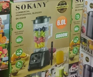 Sokany Commercial Professional Blender 6 Liter