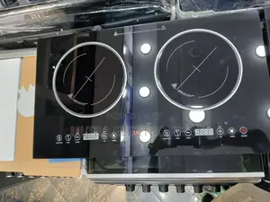 Everest Brand Digital Touch Ceramic Stove Featuring Two Cooking