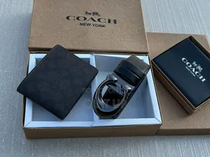 Coach Wallet and Belt Gift Set
