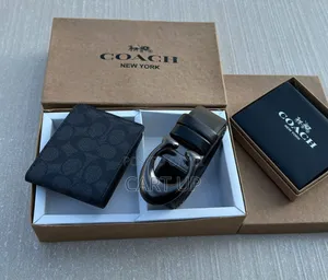 Coach Wallet and Belt Gift Set