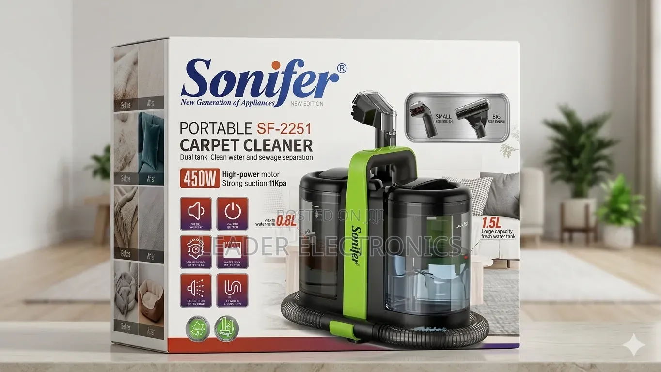Sonifer Portable Sf-2251 Carpet Cleaner 450w