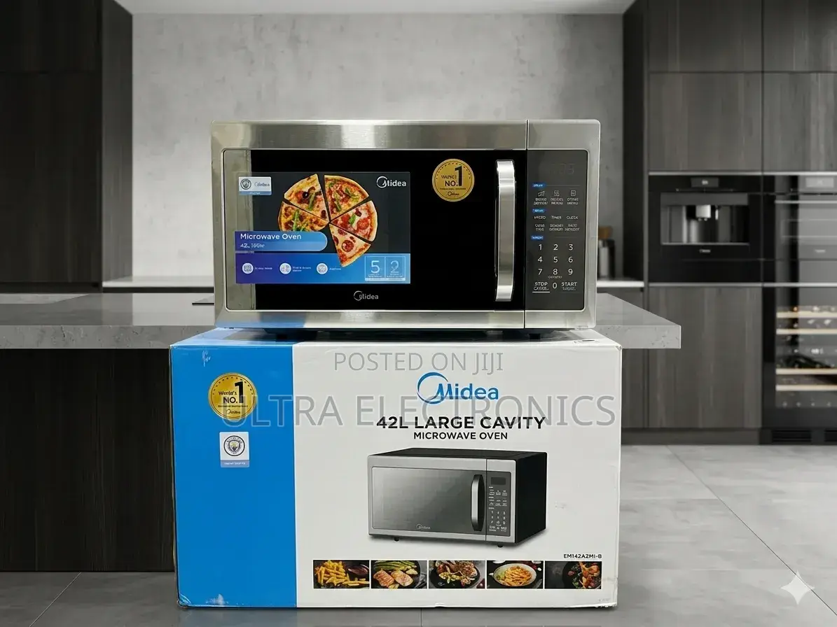 Microwave Oven Midea 42l Large Cavity (Model Emi42a2mi-B) Featuring