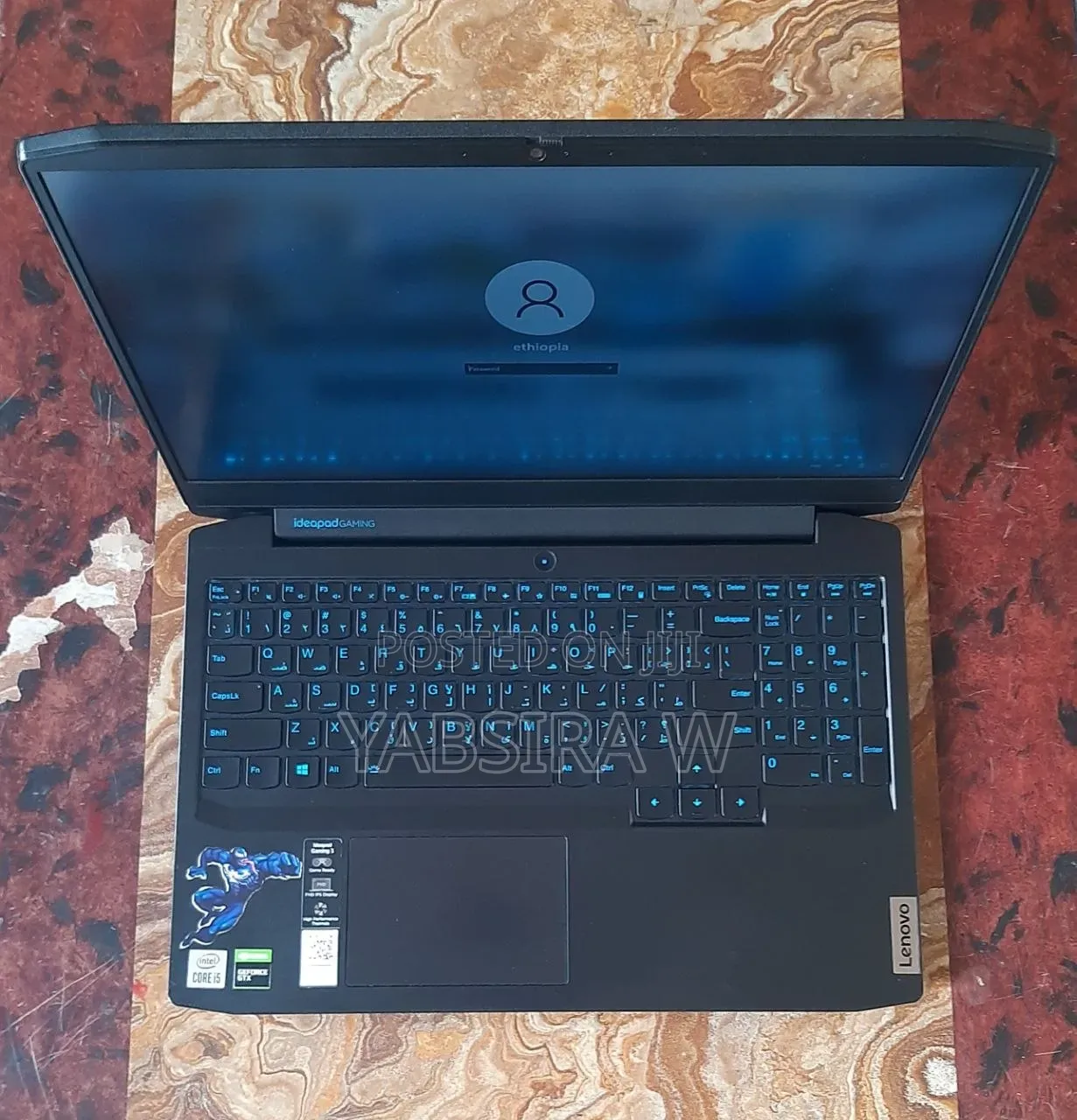 New Laptop Lenovo Ideapad Gaming 3 8GB Intel Core i5 HDD 500GB