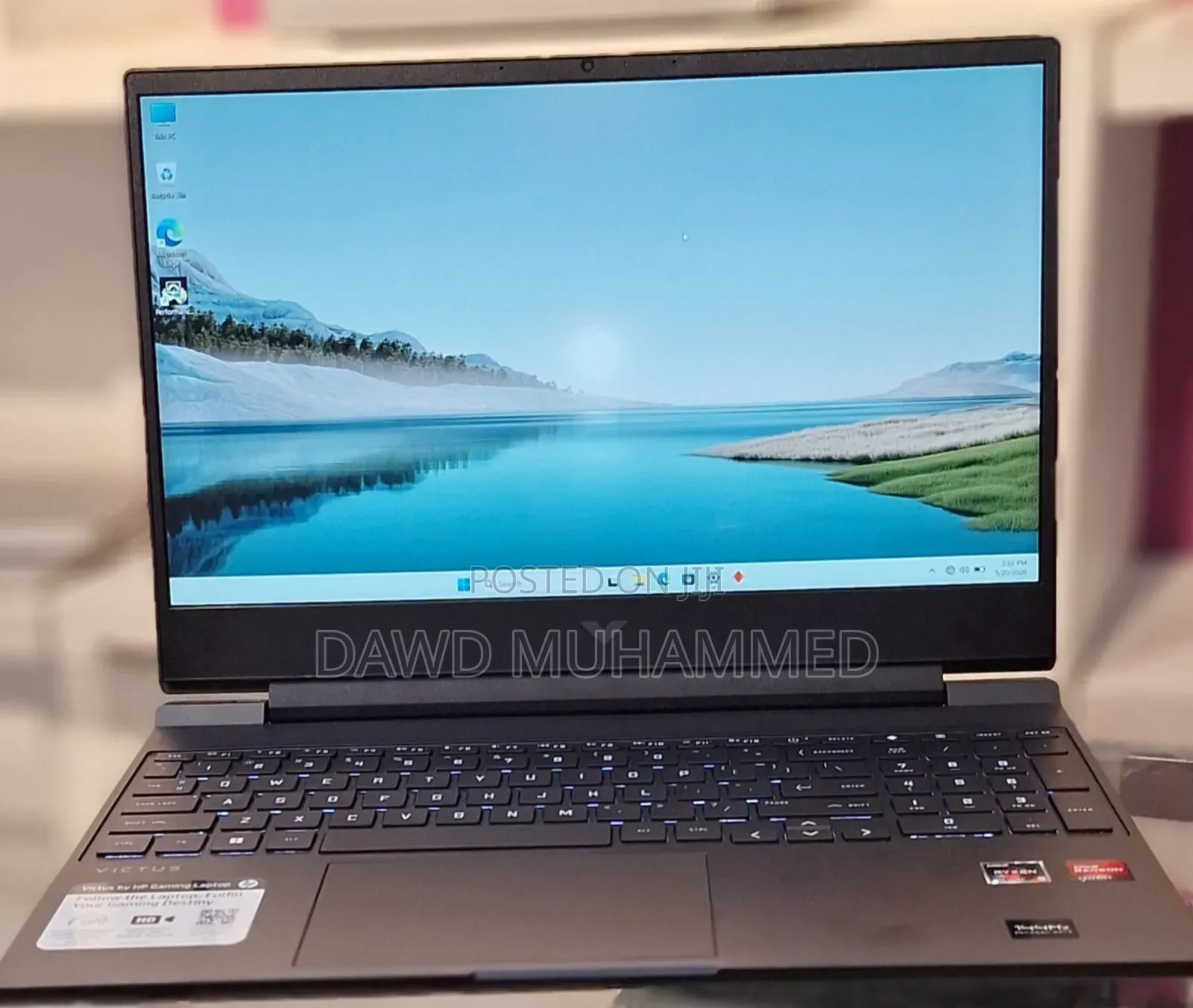 New Laptop HP Victus 15 16GB AMD Ryzen 5 SSD 512GB