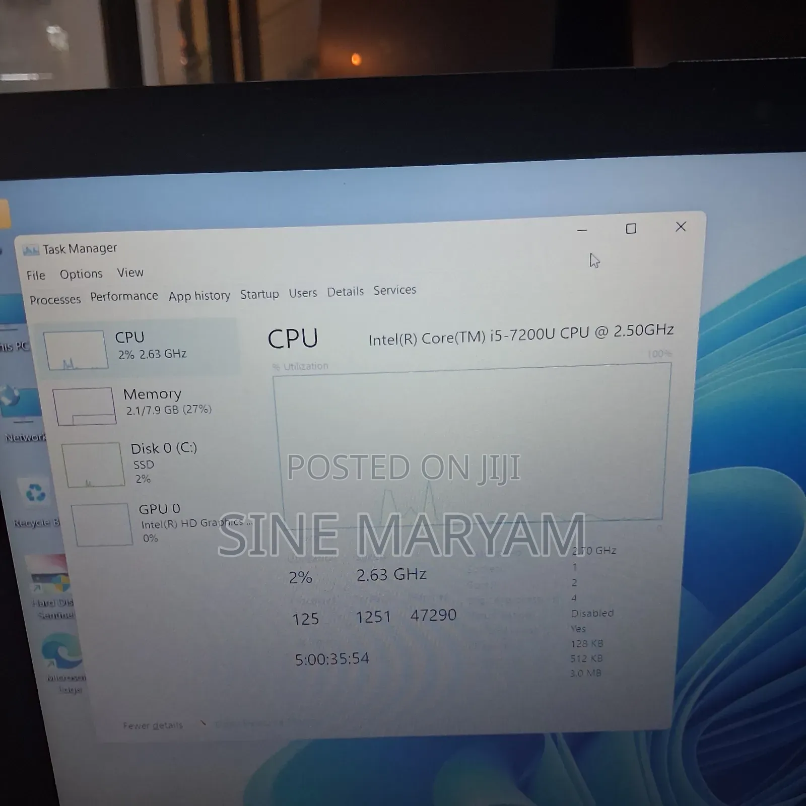New Laptop HP Stream Notebook 8GB Intel Core i5 SSD 256GB