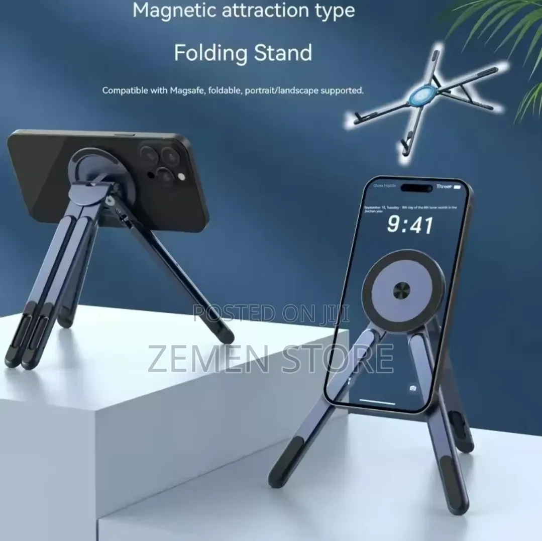ምርጥ የላፕቶፕ እና ስልክ መያዣ - Multi-Functional Magnetic Laptop Phone Stand