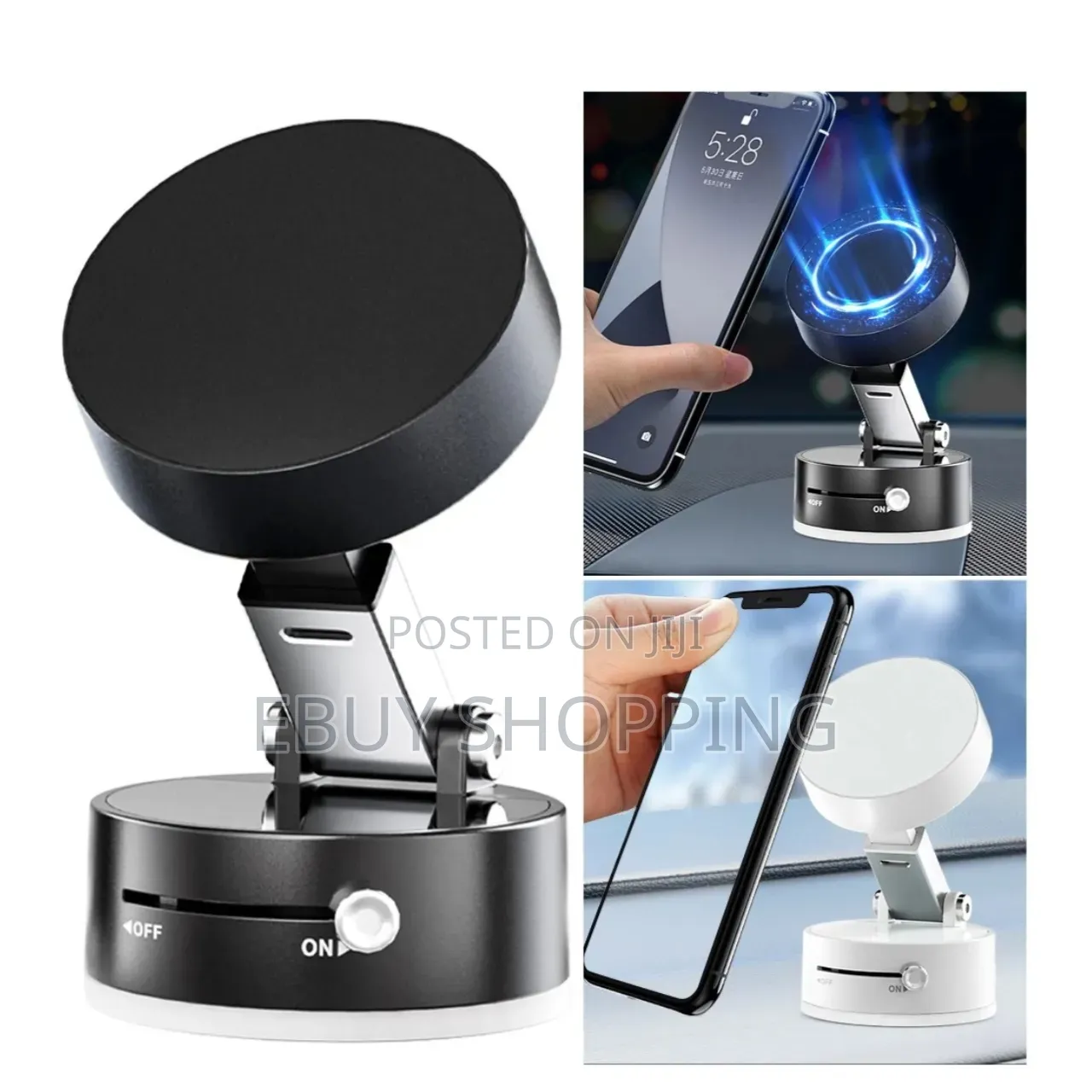 Ultra-Powerful Vacuum Suction Phone Mount for Safe Driving