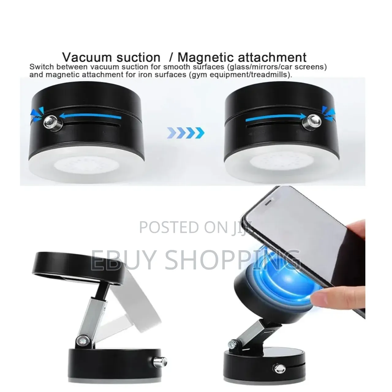 Ultra-Powerful Vacuum Suction Phone Mount for Safe Driving