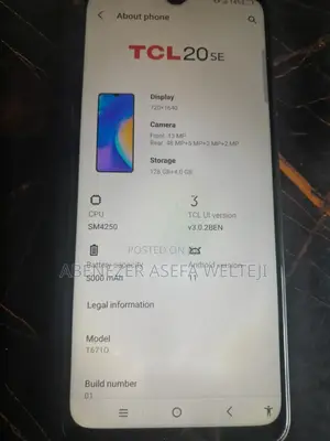 TCL 20 SE 64 GB Black