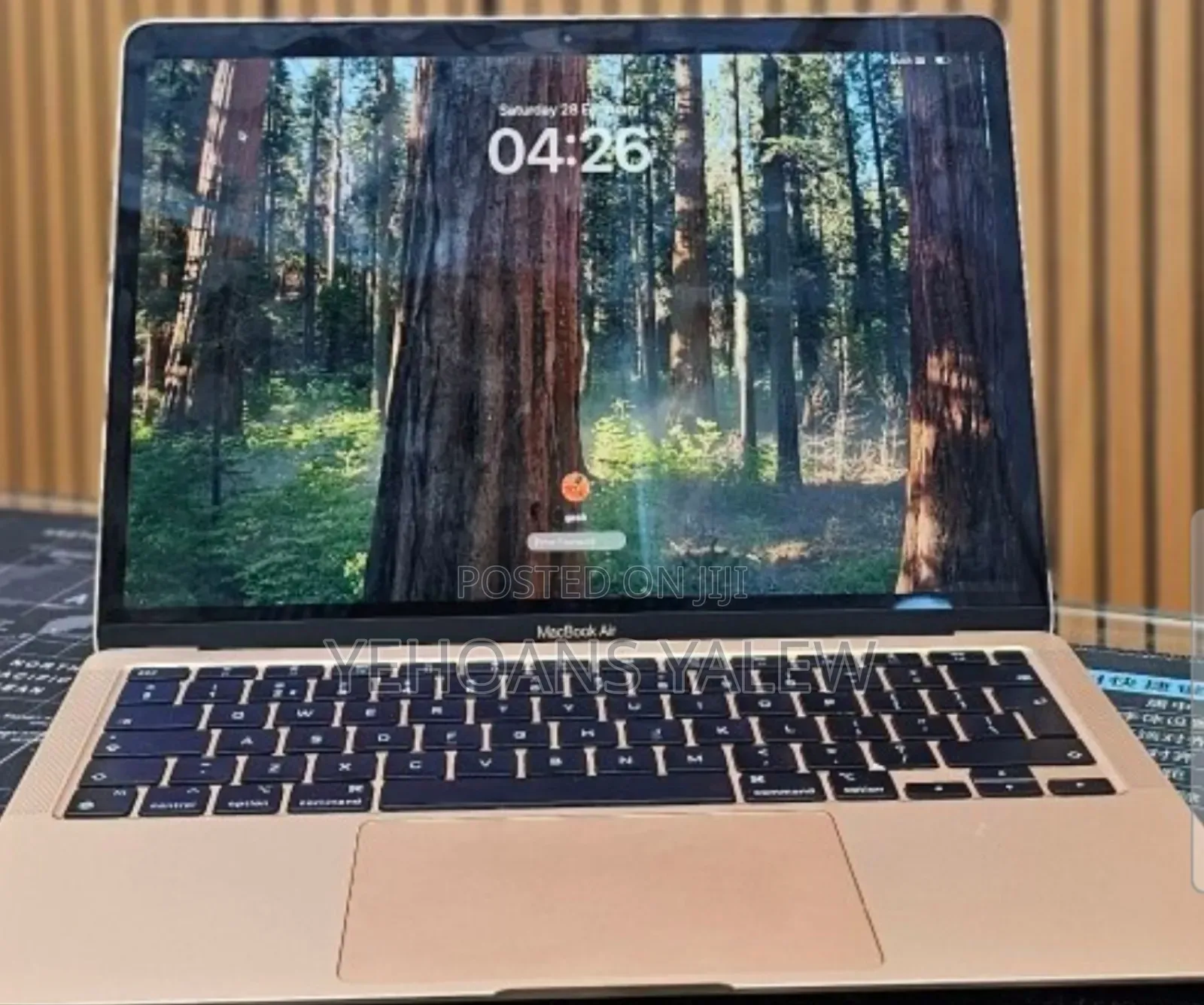 New Laptop Apple MacBook Air 2020 M1 8GB Apple M1 SSD 256GB