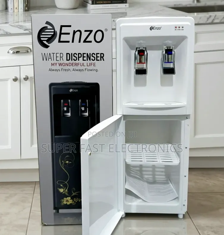 Enzo Water Dispenser (White) With Retail Packaging Box