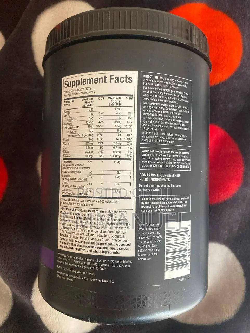 Muscletech Protien Mass Gainer
