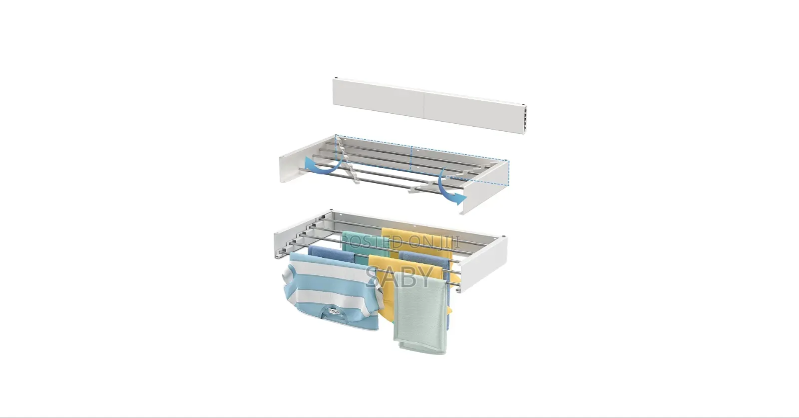Wall Mounted Laundry Drying Rack