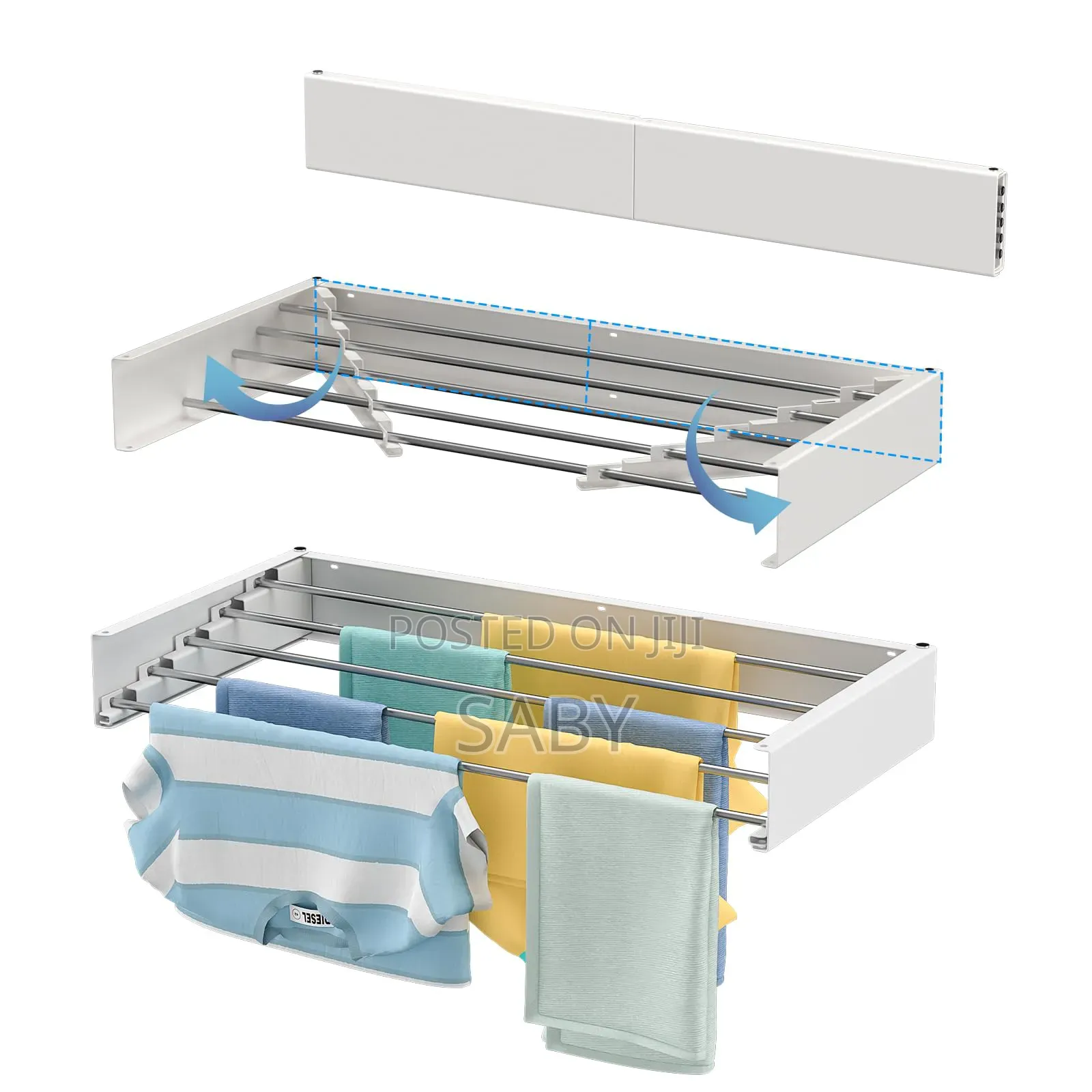 Wall Mounted Laundry Drying Rack