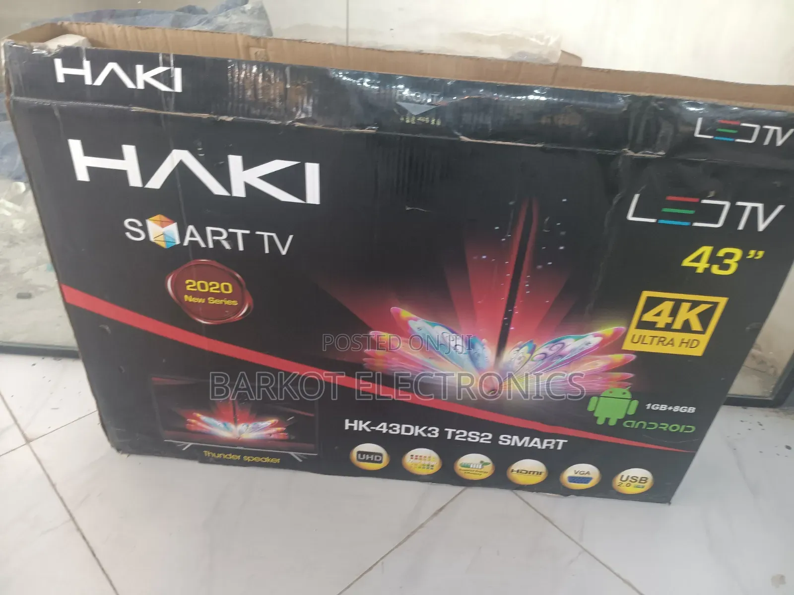 Haki Smart Tv Doubel Gelass 2020 Quality Tv Brand Tv