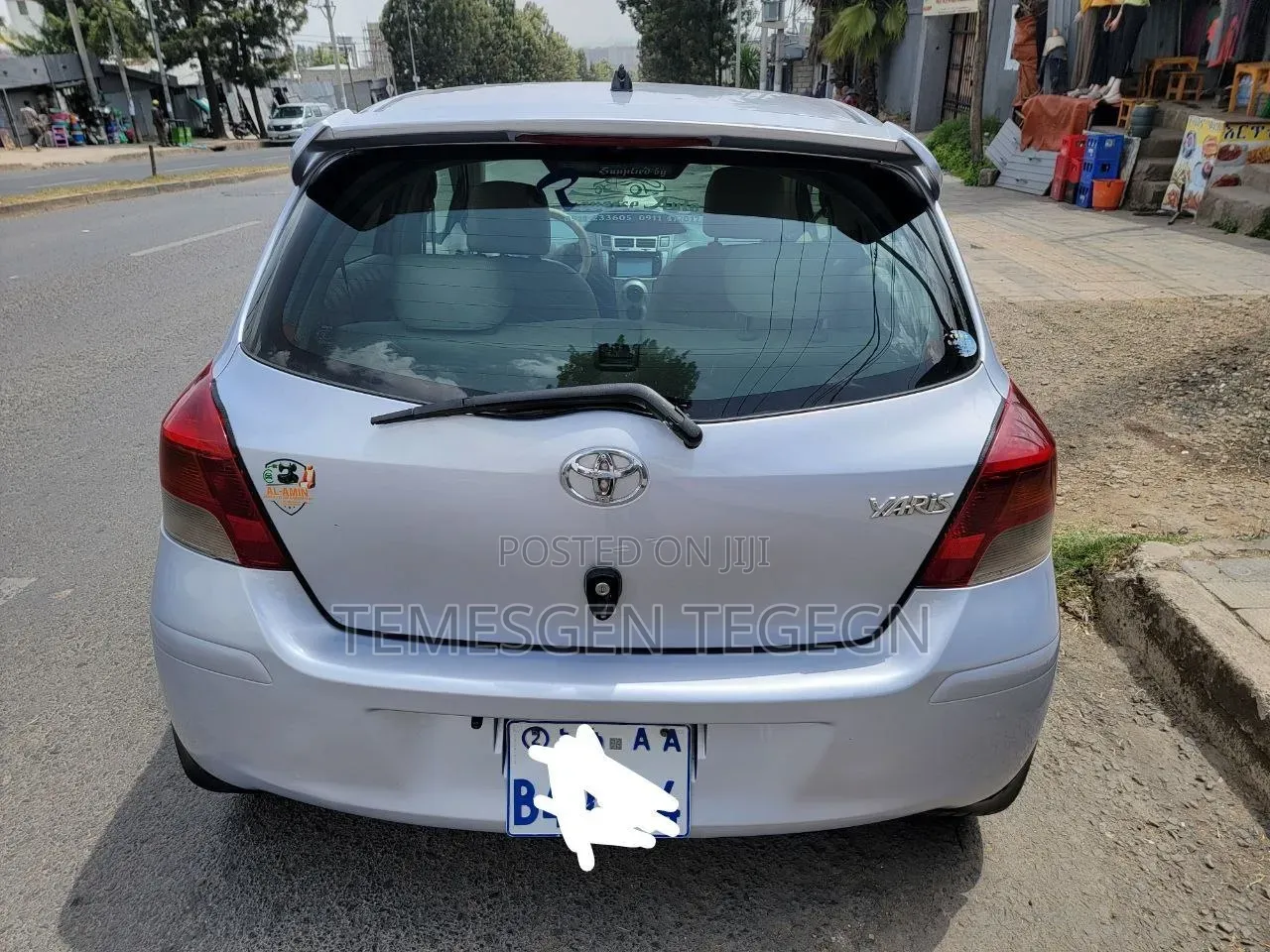 Toyota Yaris 2010 Burgundy