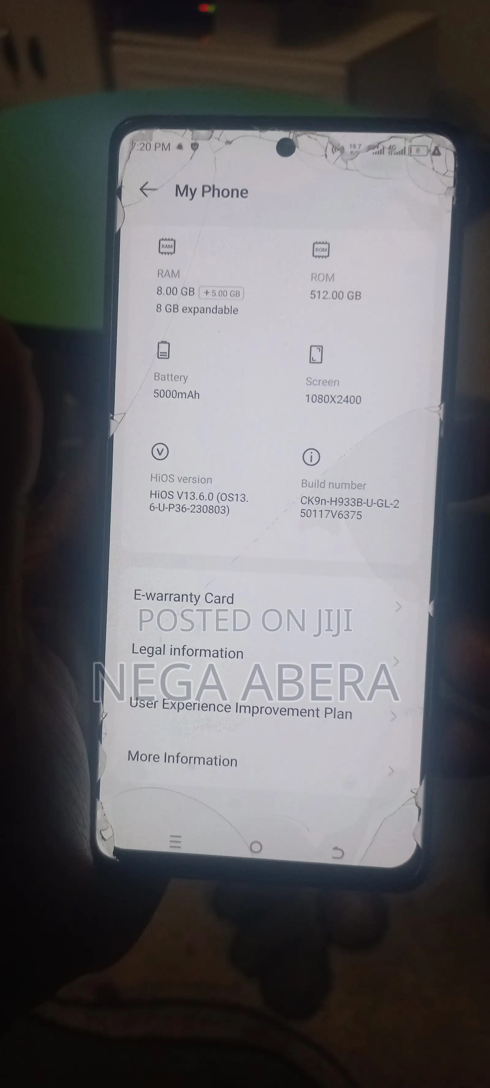 Tecno Camon 20 256 GB Black