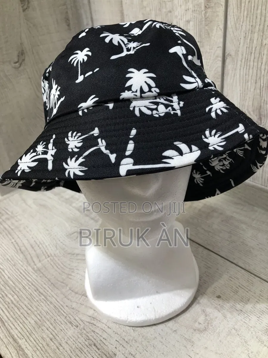 Bucket Hats, Palm Trees Colorful