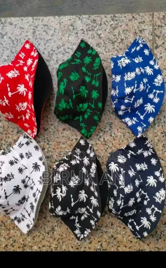 Bucket Hats, Palm Trees Colorful