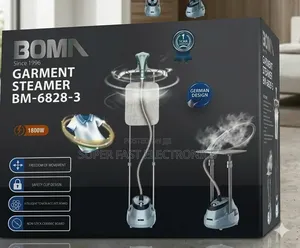​Boma Professional Garment Steamer 1800w With Adjustable Ironing Board