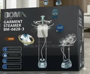 ​Boma Professional Garment Steamer 1800w With Adjustable Ironing Board