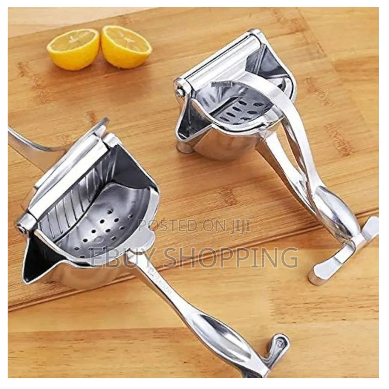 Commercial Grade Hand Press Juicer – Removable Parts Non-slip Feet