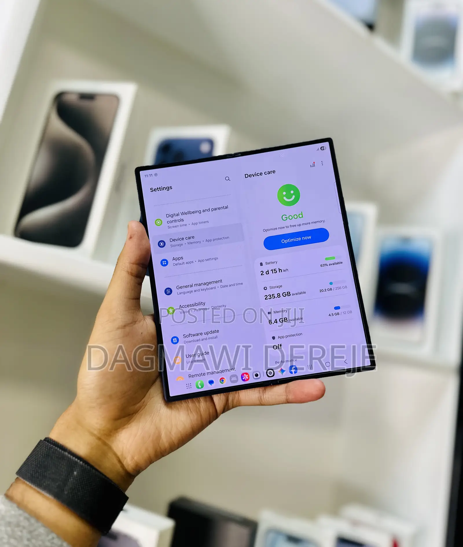 New Samsung Galaxy Z Fold6 256 GB Gray