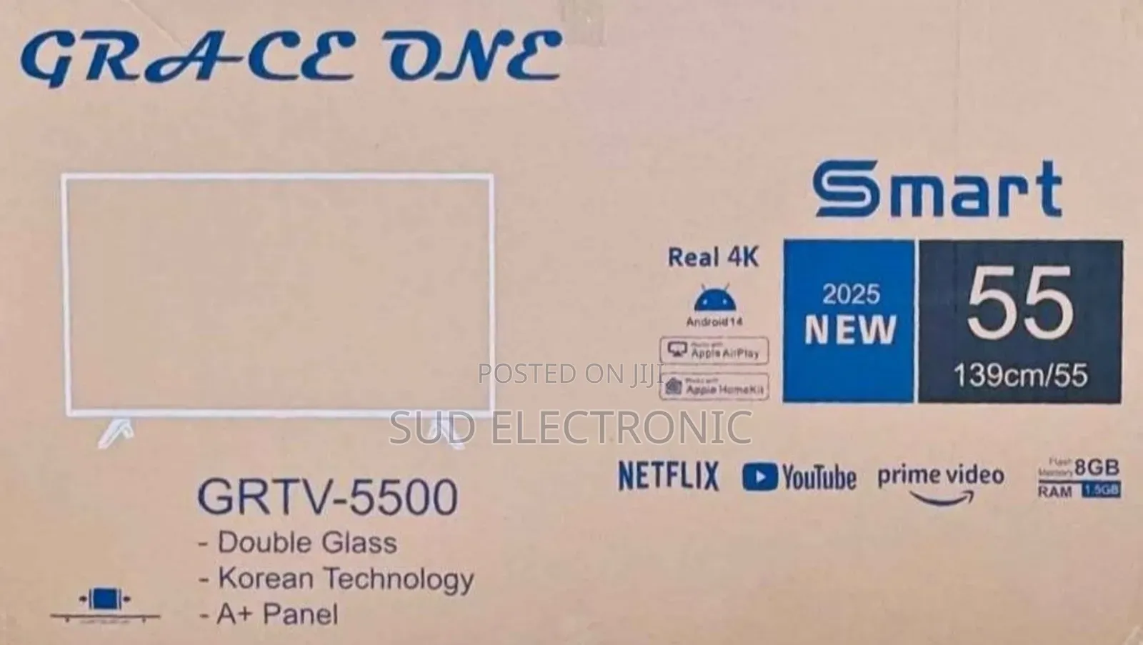 Grace One 55" New 2025 Smart Tv