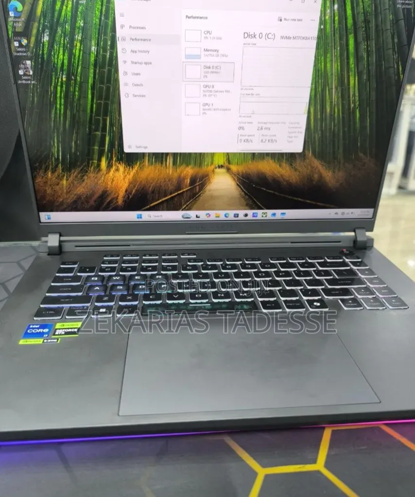 New Laptop Asus ROG Strix G16 G614 16GB Intel Core i7 SSD 1T