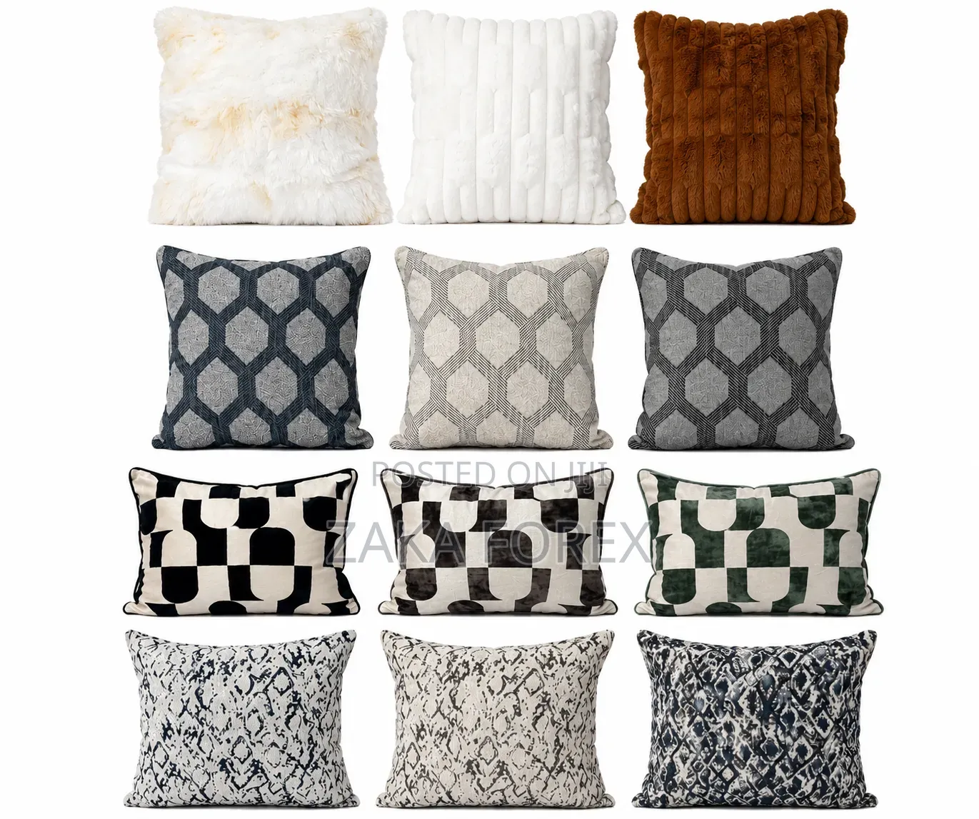 : Premium 50×50 40x40cm Pillow Covers – Soft Elegant