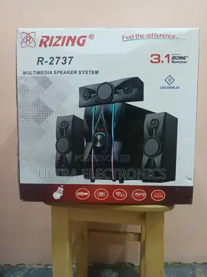 Rizing Speaker R-2737 Multimedia System, a 3.1 Channel Home Theater