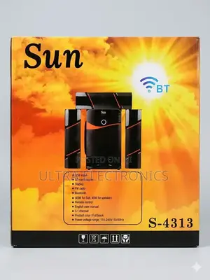 Speaker Sun S-4313 3.1 Channel Multimedia System Featuring Bluetooth