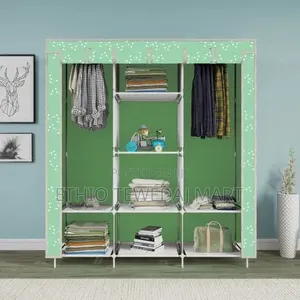 Storage Wardrobe ተንቀሳቃሽ ቁምሳጥን