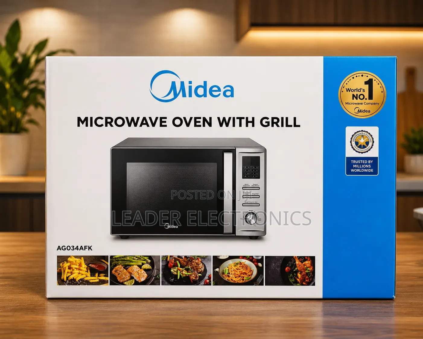 Midea Microwave Oven With Grill Function – 34l | 1000w