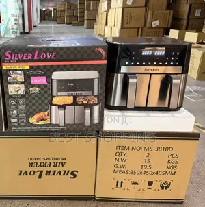 Silver Love Double Air Fryer 15 Liter