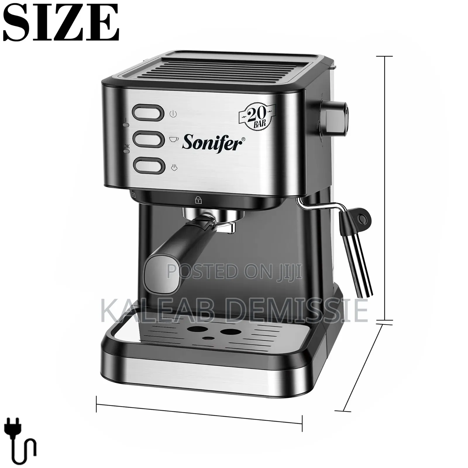 Sonifer Sf-3574 20-Bar Espresso Coffee Maker
