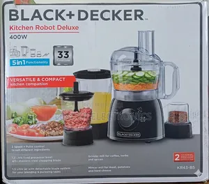Black+Decker Kitchen Robot Deluxe – 5-in-1 Functionality