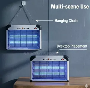 Lelectronic Bug Zapper Flying Insect Killer Hanging or Desktop