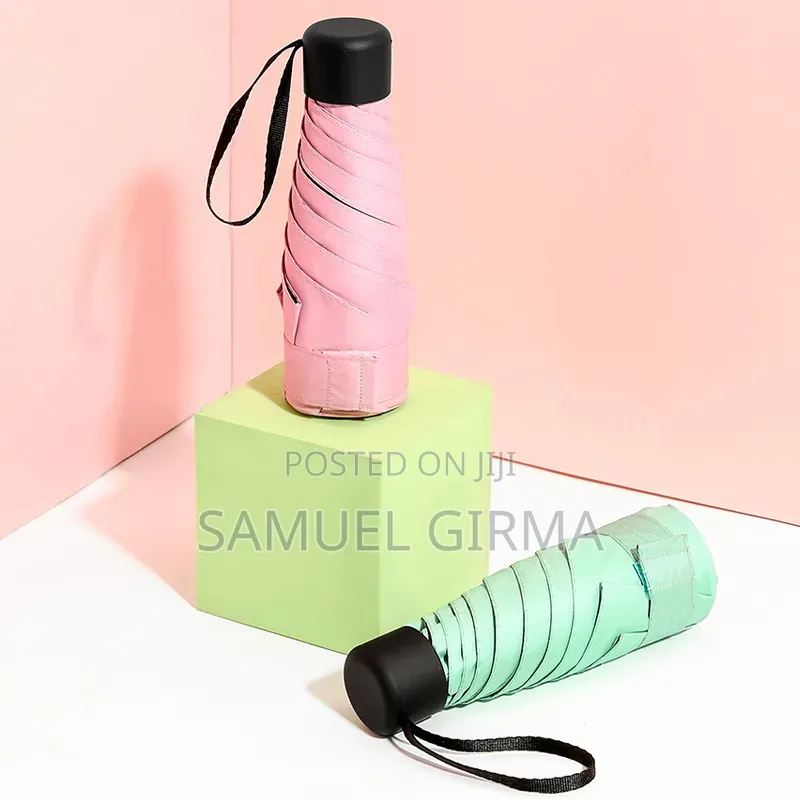 6 Ribs Design Mini Pocket Uv Umbrella