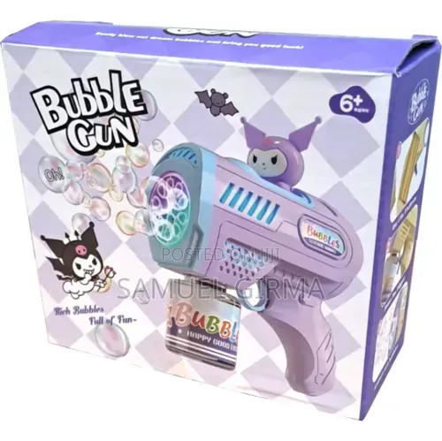 For Kids Bubble Gun