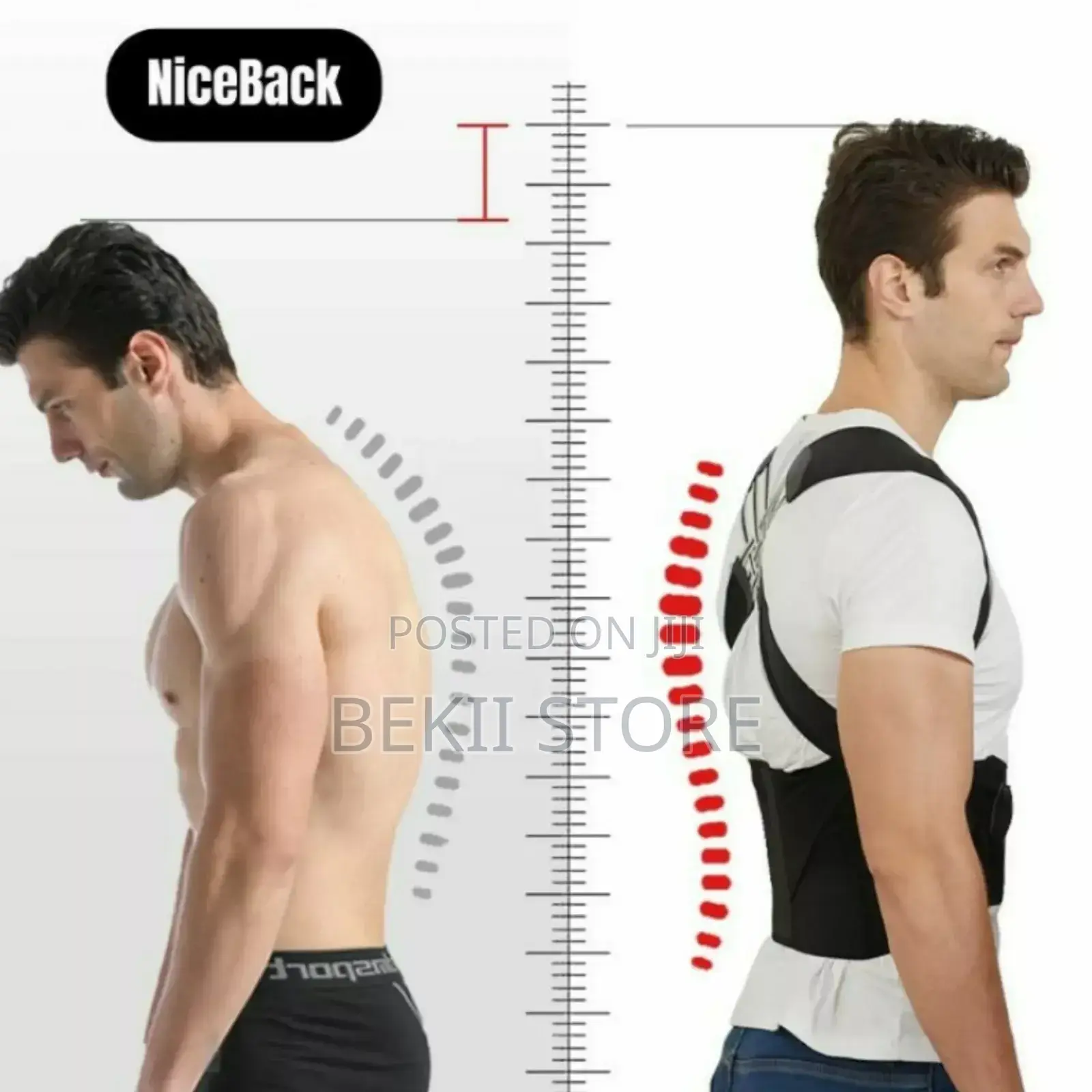 የጀርባ ቀበቶ Adjustable Back Posture Corrector Belt