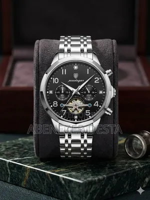 Poedagar 938 Diamond Mirror Stainless Steel Quartz Wristwatch